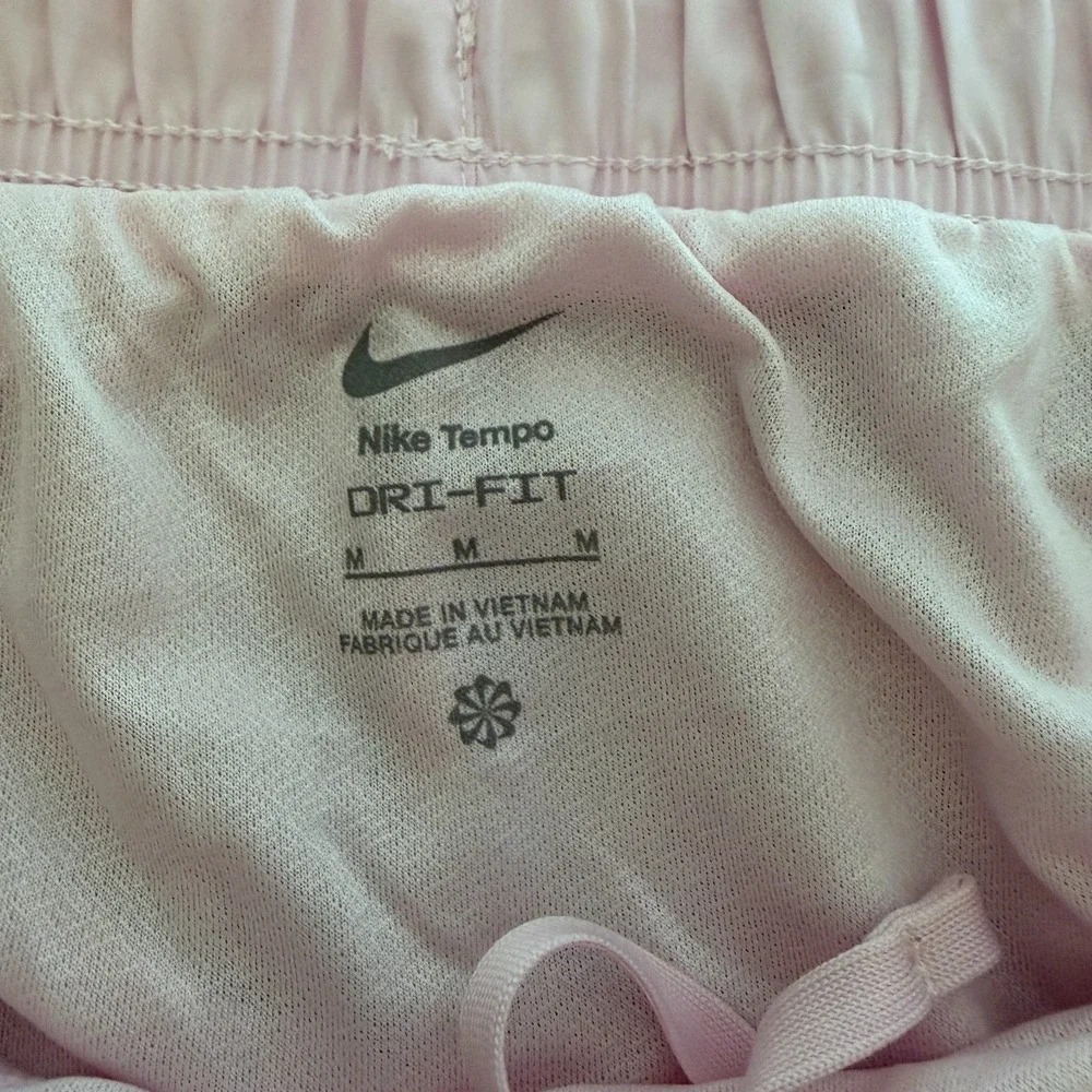 Nike Dri-Fit Tempo Running Shorts Womens Med Brief Lined Pink Reflective NWT